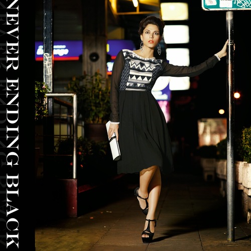 BEAUTIFUL GEORGETTE DESIGNER KURTI