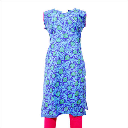 Sleeveless Cotton Kurtis