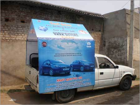 Vehicle Advertising Solution - Vinyl Banner, Variable Dimensions | Mobile Ads, Wide Reach, Targeted Ads, Cost-Effective