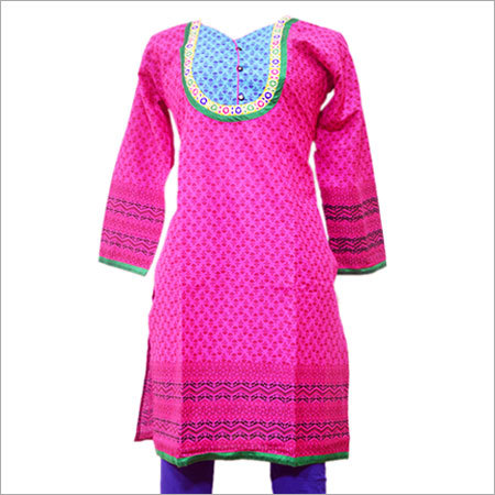Cotton Embroidery Kurti