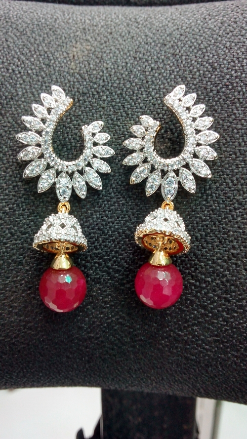 American Diamond Crystal Earrings