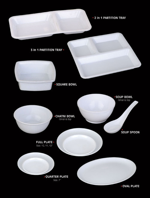 Poly Carbonate Crockeries (Food Grade)