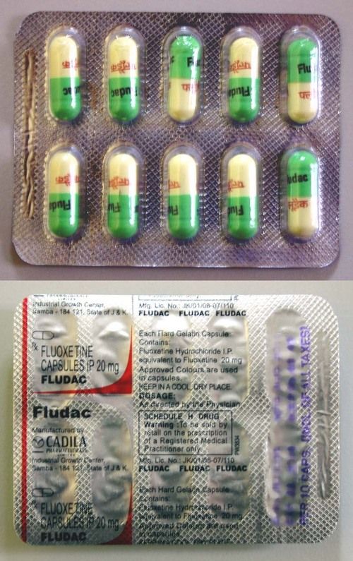 Fludac-20mg Fluoxetine Hcl Capsules