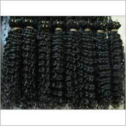Currling Hair - Human Hair, 18 Inches, Black | Kinky Curly Texture, Soft, Natural Look, Double Weft, Thick & Full