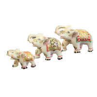 Marble Decorative Elephants