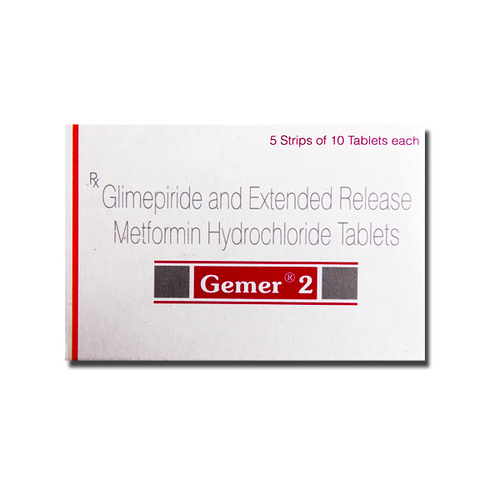 Gemer 2mg Glimepiride Tablets