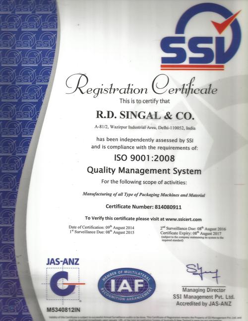 ISO CERTIFICATE