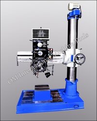 Semi-automatic Radial Drill Machine - 1600 Kg , Blue Color | Electric Power Source, 1 Year Warranty, Ideal For All Industrial Applications