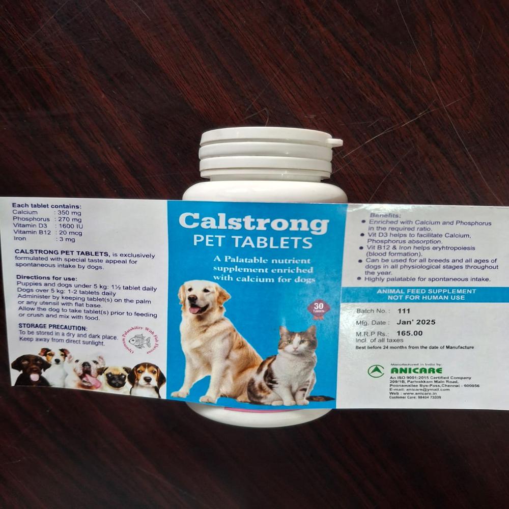 CALSTRONG TABLETS ( Pet Calcium Tablets )