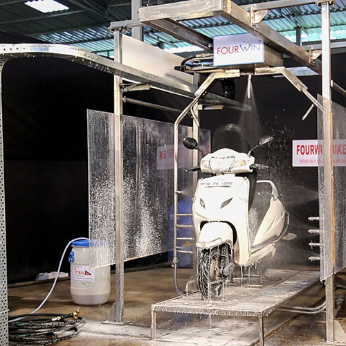 Automatic FourWin Two Wheeler Wash System