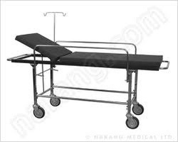 Patient Trolley with Fixed Cushioned 2 Section Top