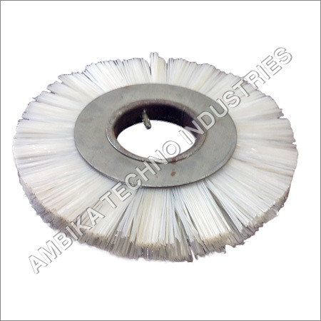 Circular Wire Brush - Metal and Nylon, 100mm Diameter, 25mm Width, 25mm Bristle Length, Rugged Design, Excellent Durability, Premium Finish