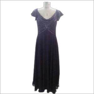 Hand Beaded Ladies Gown