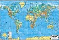 World Relief of Land (Physical) Map