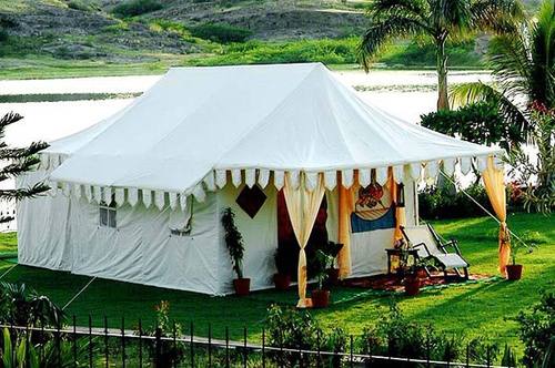 White Swiss Cottage Tent