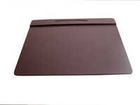 Brown Leatherette Conference Pad - Leatherette Material, 14x17 Inches, Chocolate Brown Color, 5mm Thickness | One Year Warranty, Ideal For Laptop And Paper Work