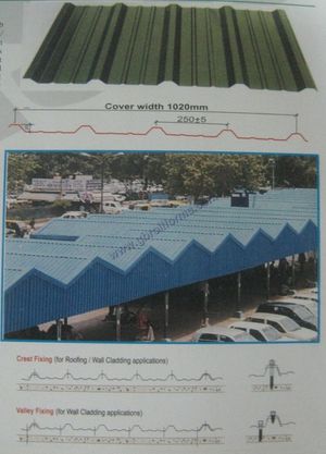 Hi Rib Roofing Sheet Hi Rib Roofing Sheet Exporter Importer Manufacturer Supplier Rohtak India