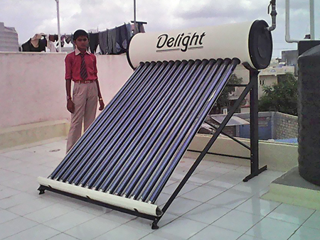 Solar Powered Water Heater