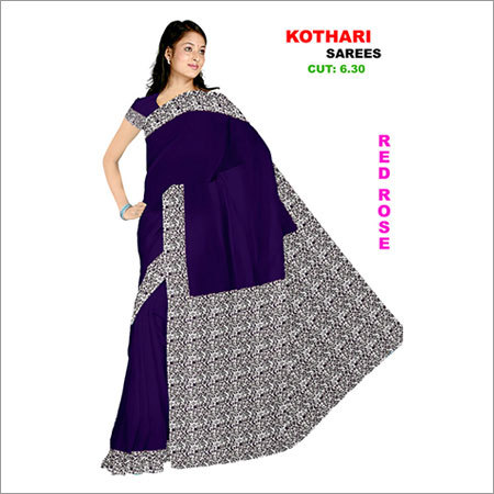 Red Rose Saree