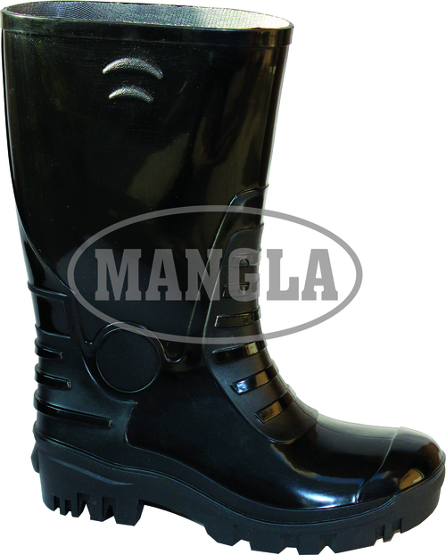 Black Waterproof Fashion Gumboot