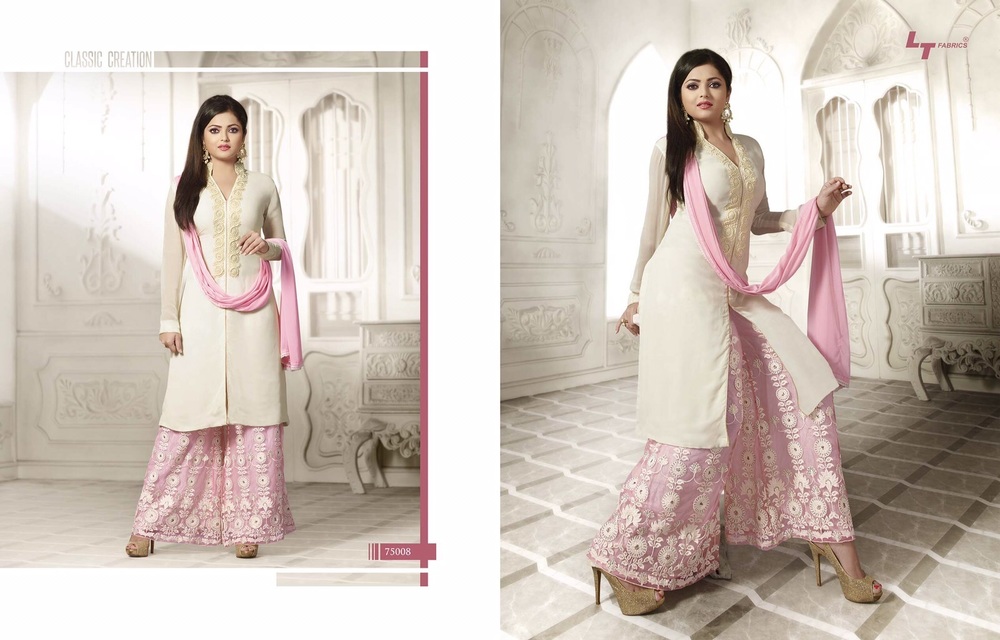 Stylish Designer Plazo Suit