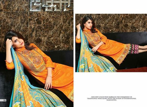 Orange Karachi Designer Dresses
