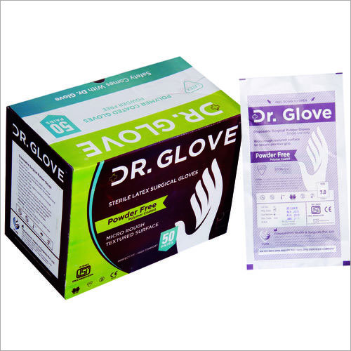 Milk White Powder Free Surgical Gloves