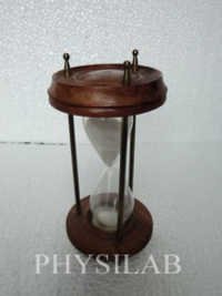 एंटीक सैंड टाइमर वुडन फिनिश