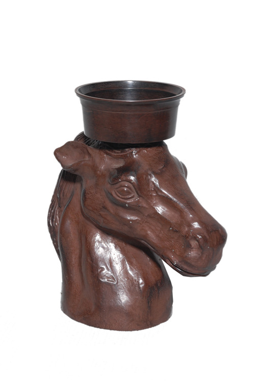 Horse Head Candle Stand
