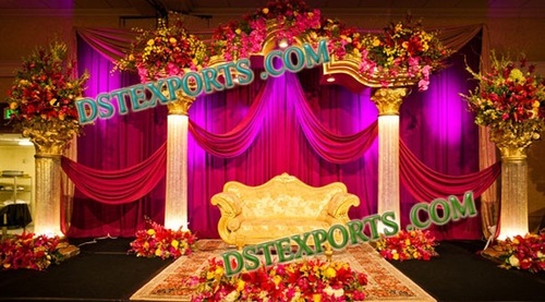 WEDDING ROMAN PILLAR STAGE DECORATIONS 6908