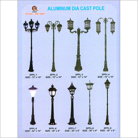Diecast Aluminium Street Light Pole