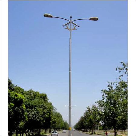 Outdoor Electrical Lighting Pole