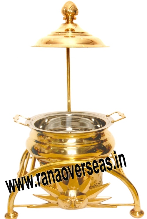 SUN LOOK BRASS BUFFET CHAFING DISH