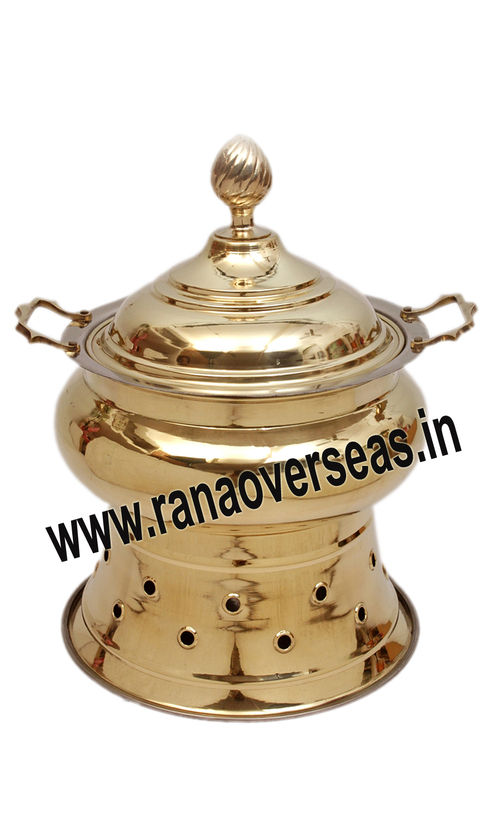 FOOD SERVING BRASS CHAFING DISH