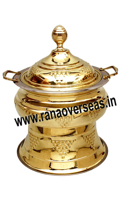 INDIAN BRASS CATERING CHAFING DISH