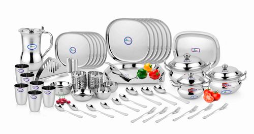 Airan Dinner set Ruby Square 60 Pcs
