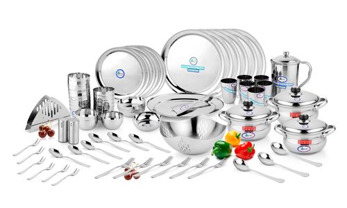 Airan Dinner Set Crystal Plain