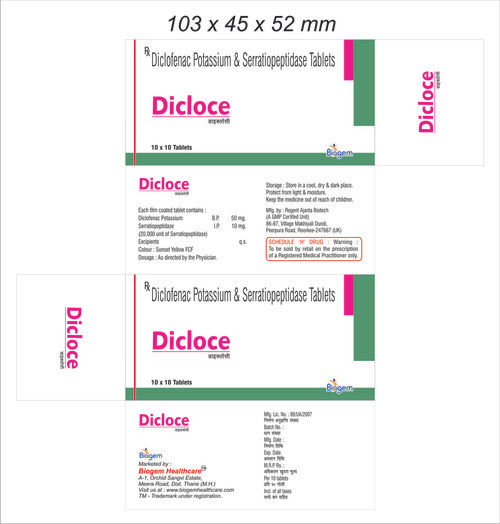 Dicloce Tablet