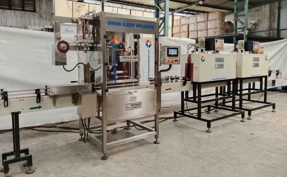 Automatic Two In One Shrink Sleeve Labeling Machine