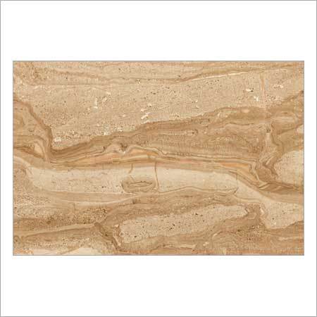 Highlighter Ceramic Wall Tiles - Ceramic, 300 X 450 mm, Brown/Tan, Cream | Polished Finish, Designed for Interior Applications