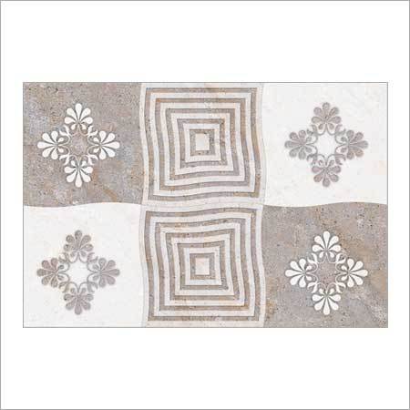Glossy Ceramic Wall Tiles - Ceramic Material, 300X450 mm Size, Grays & Whites Color, Polished Surface Treatment | Ideal for Interior Walls