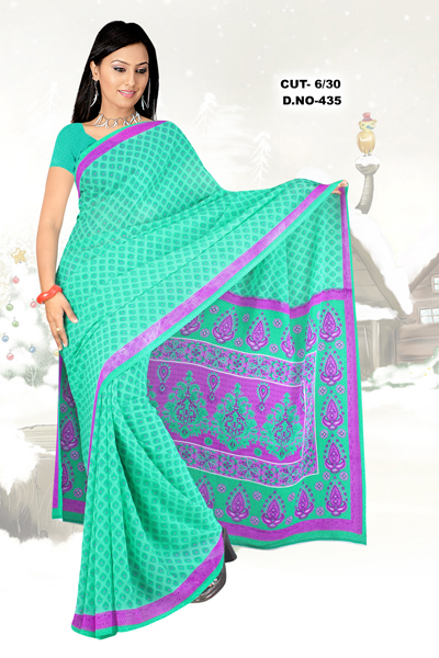 Georgette sarees (SOFLINA)