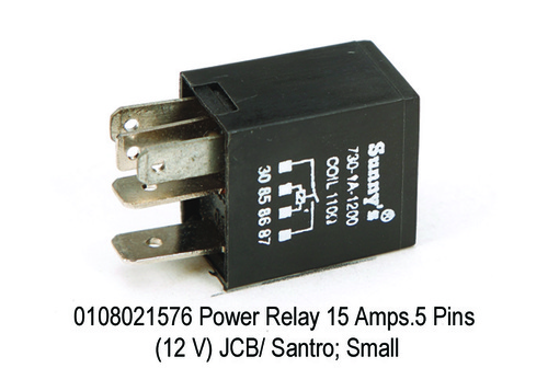 Power  Micro Relay 15 Amps.5 Pins (12 V) JCB