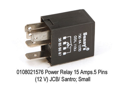 Power  Micro Relay 15 Amps.5 Pins (12 V) JCB