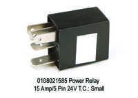 Power Micro Relay 15 Amp 5 Pin 24v T - Metal Construction, Polished Finish, Weighing 5-25 Grams | Ideal For Automobile And Engineering Applications