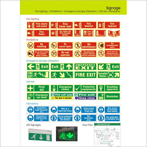 Blue General Safety Signages