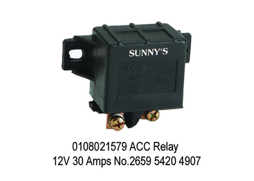 ACC Relay 12V 30 Amps No.2659 5420 4907 N,