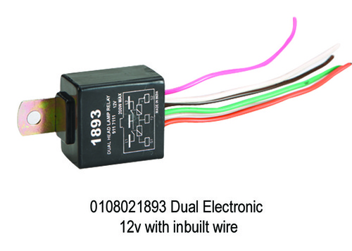 Dual Electronic 12v with inbuilt wire