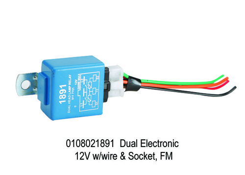 Dual Electronic 12V With Socket & Wire, FM 