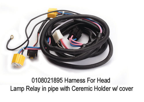 Smooth Harness For Head Lamp Relay In Pipe With Ceremic